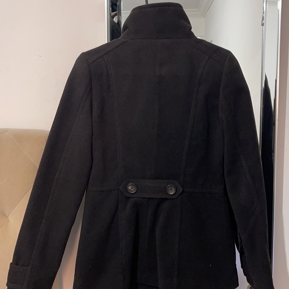 H&M black peacoat - Picture 2 of 5